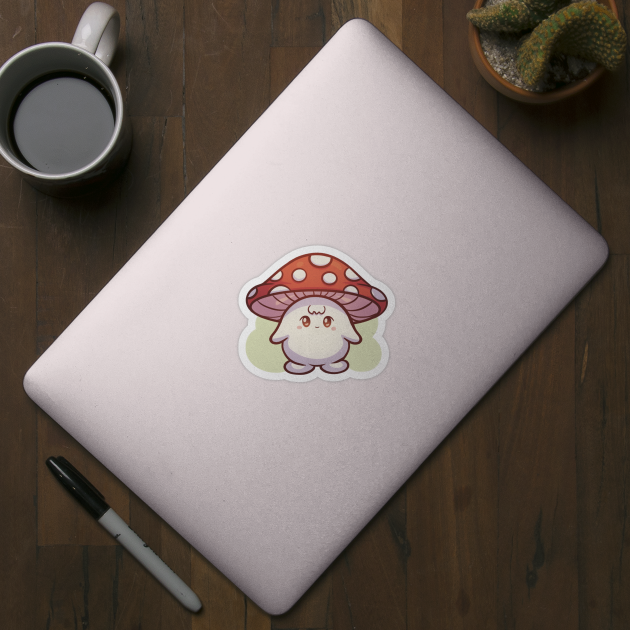 Baby mushroom by AlexBrushes